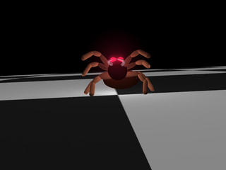 ThisspiderwascreatedusingMayaa3DmodellingandanimationapplicationavailableintheVMIL